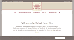 Desktop Screenshot of kallweit-immobilien.de
