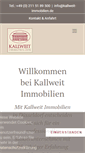 Mobile Screenshot of kallweit-immobilien.de