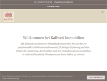Tablet Screenshot of kallweit-immobilien.de